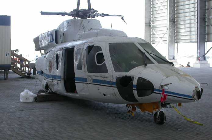 Wreckage After Recovery (Credit: NTSB)