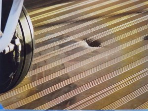 Damaged Deck of the Total Wets Franklin (Credit: Unknown via Energy Voice)
