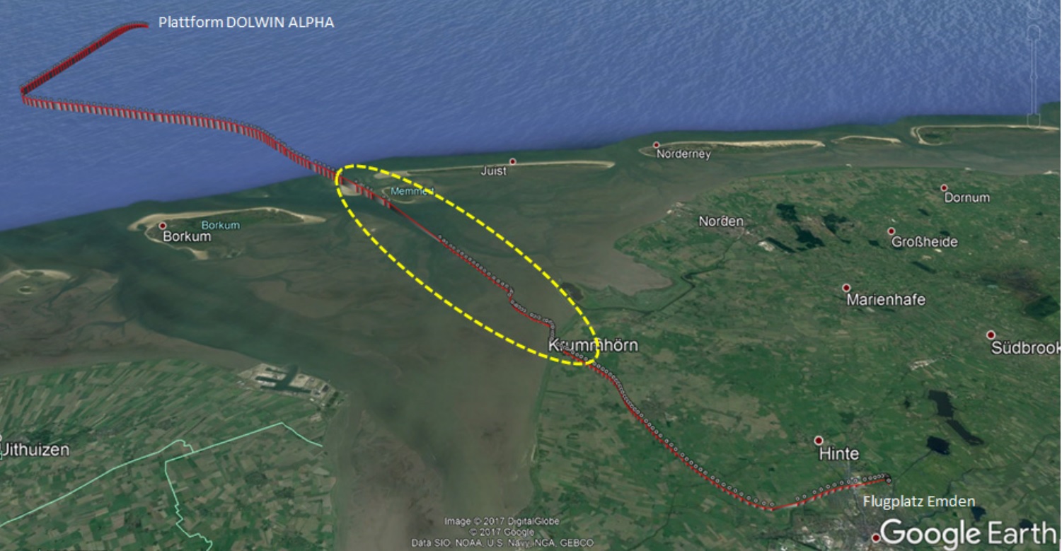 S-76B Flight Profile (Credit: BFU)